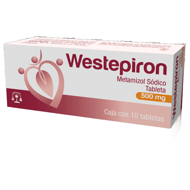 WESTEPIRON (Metamizol Sódico 500mg) 500 MG. C/10 TAB.