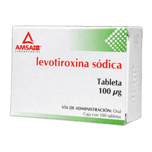 LEVOTIROXINA SÓDICA 100 MCG. C/100 TABS. AMSA