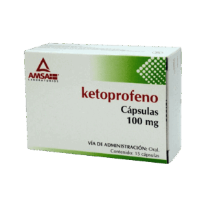 KETOPROFENO 100 MG C/15 CAP. AMSA