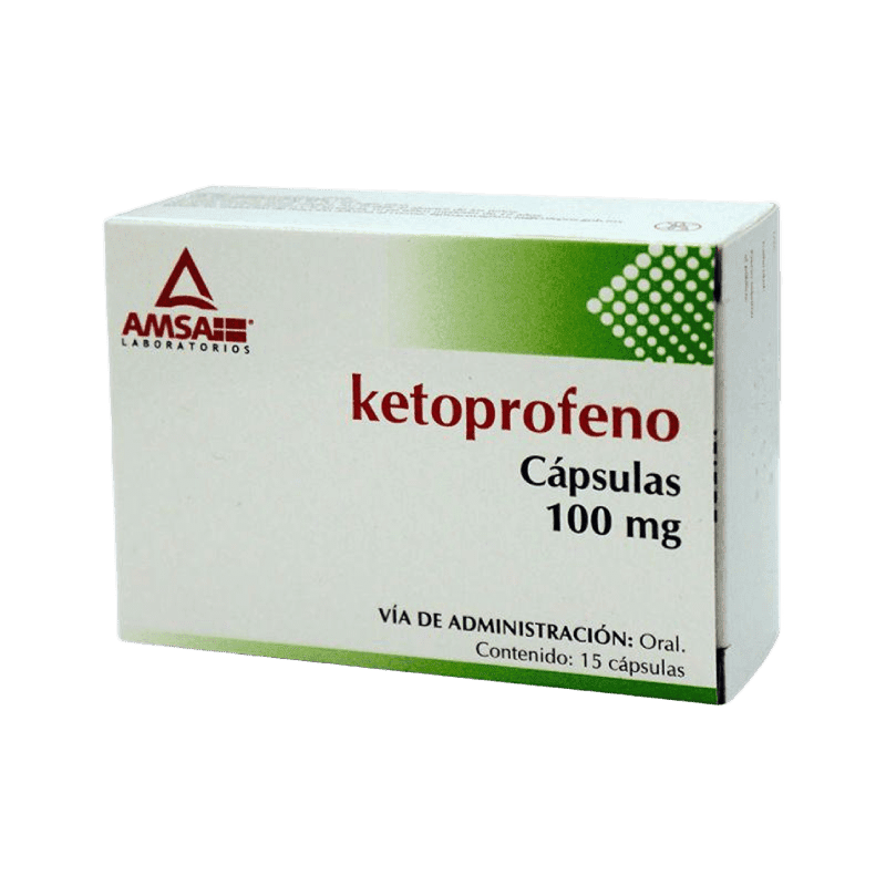 KETOPROFENO 100 MG C/15 CAP. AMSA
