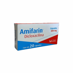 AMIFARIN (dicloxacilina) 500 MG. C/20 CAP. WANDEL