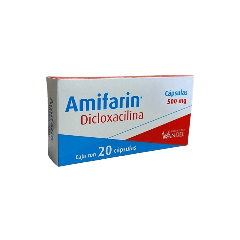 AMIFARIN (dicloxacilina) 500 MG. C/20 CAP. WANDEL