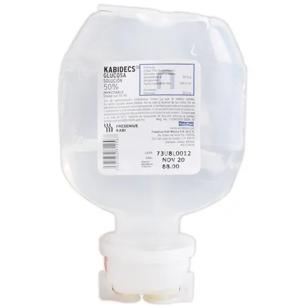 KABIDECS GLUCOSA SOL. INY. 50% FCO 50 ML. FRESENIUS